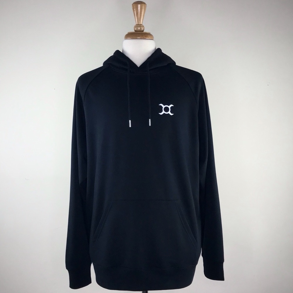 Origin Performance Black Sweatshirt Organic Cotton Hoodie Size XL Gym Sports Top